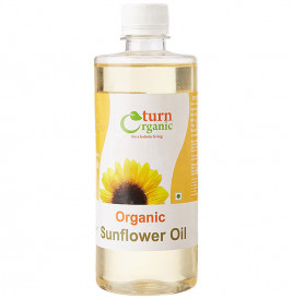 Turn Organic Sunflower Oil   Bottle  500 millilitre